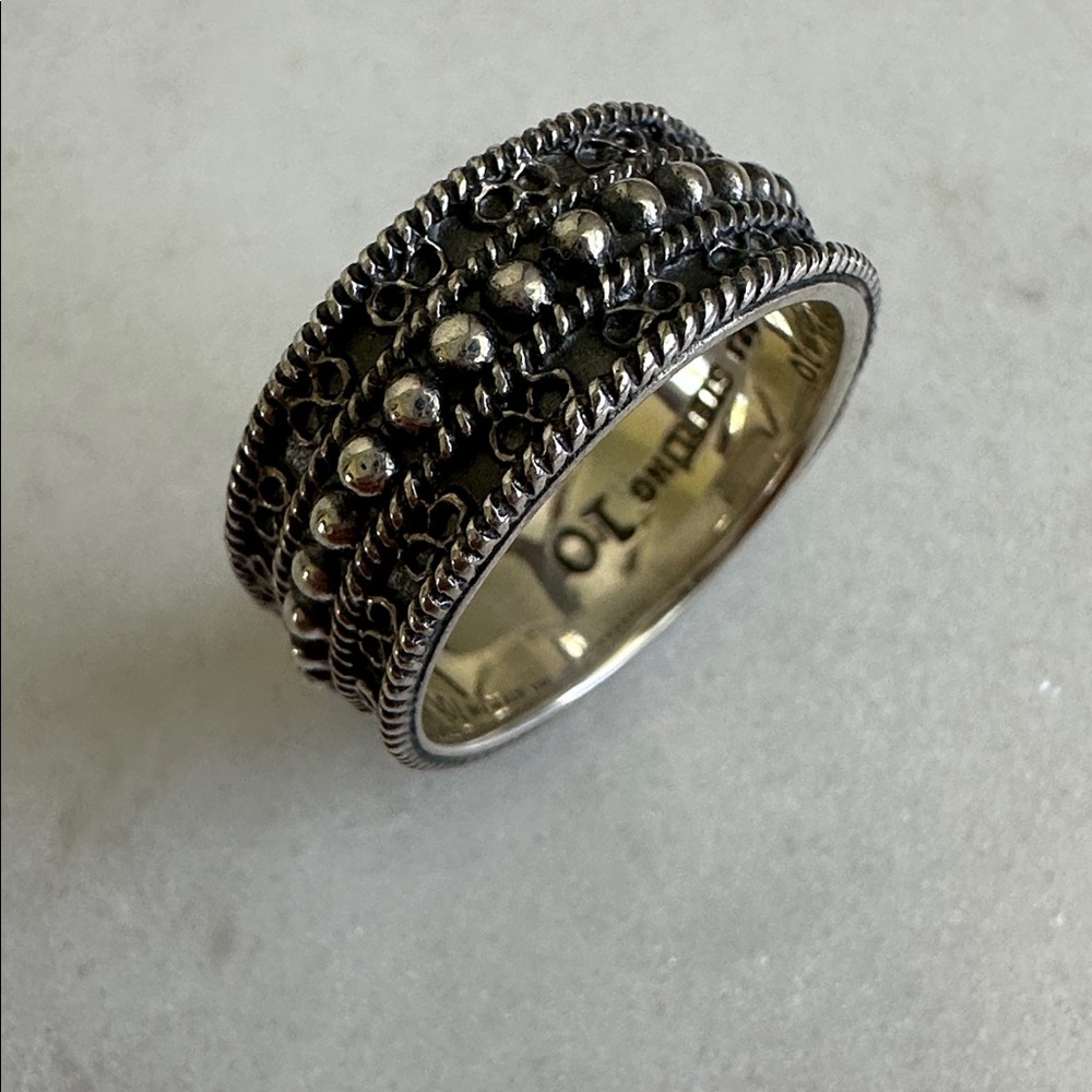 Vintage Sterling 925 Handmade Ring size 10